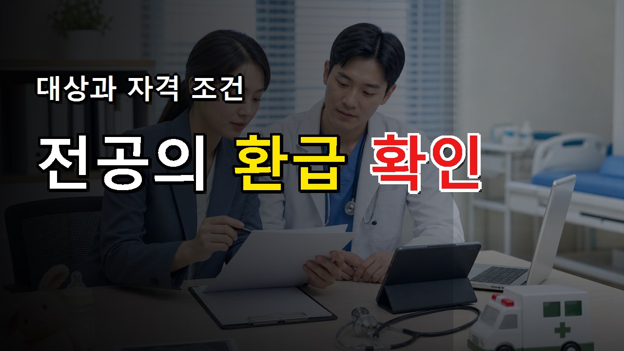 필수의료 전공의 보험 환급 지원, 8개 과목이면 모두 같은 조건일까 · 분만·소아·응급 의료사고, 최대 18억 원 국가가 기준
