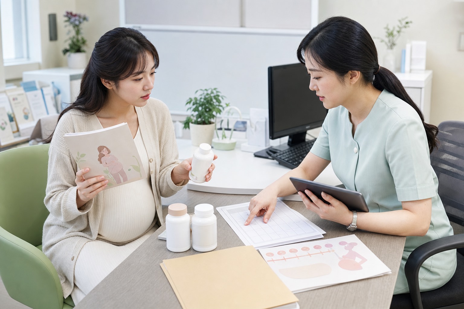 보건소 방문이 더 나은 경우 내용을 설명하는 관련 이미지