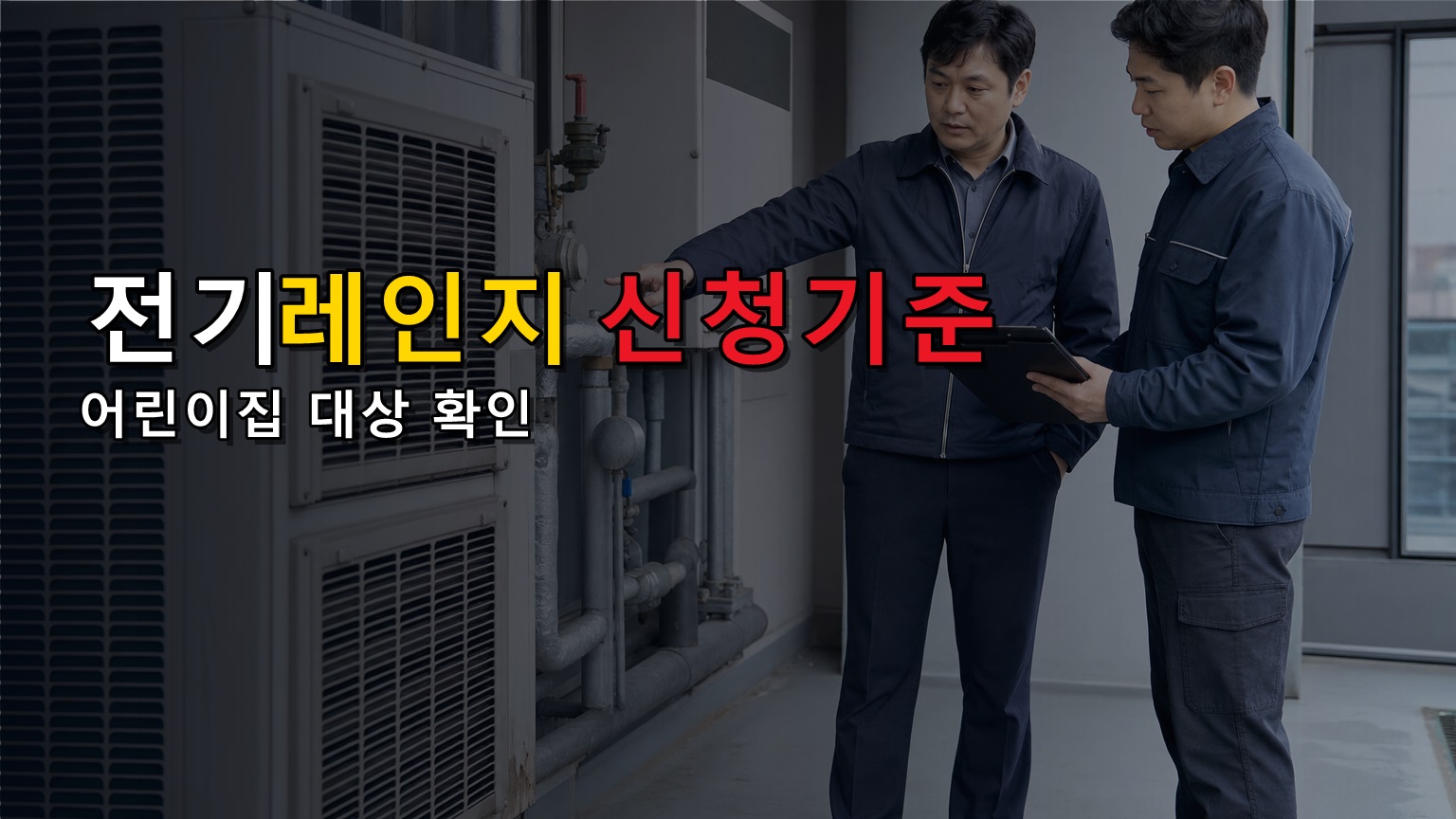 관내 어린이집만 대상일까? 전기레인지 지원 신청 전 확인할 기준