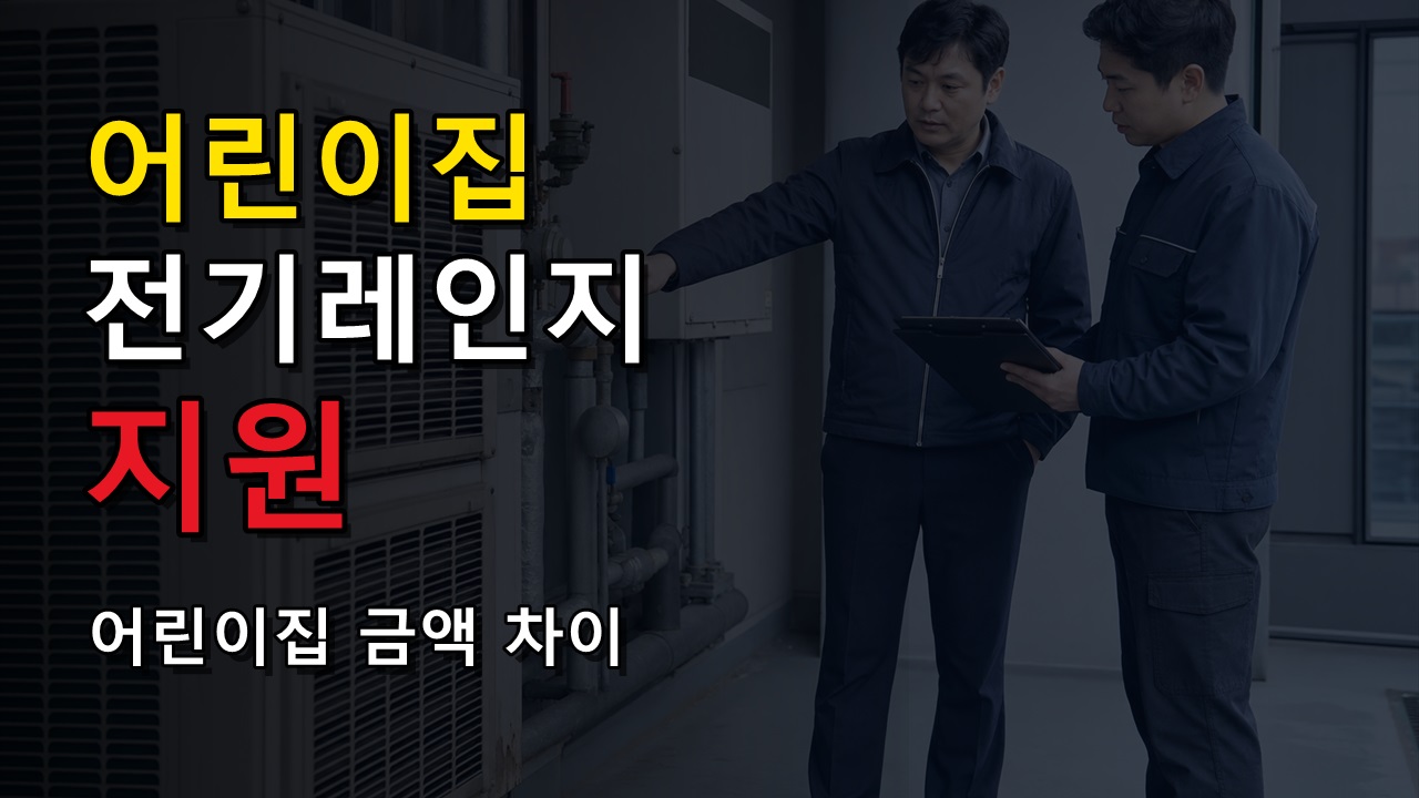 렌탈 월 1만5천원 vs 설치 연 50만원, 어린이집 전기레인지 지원 금액 차이