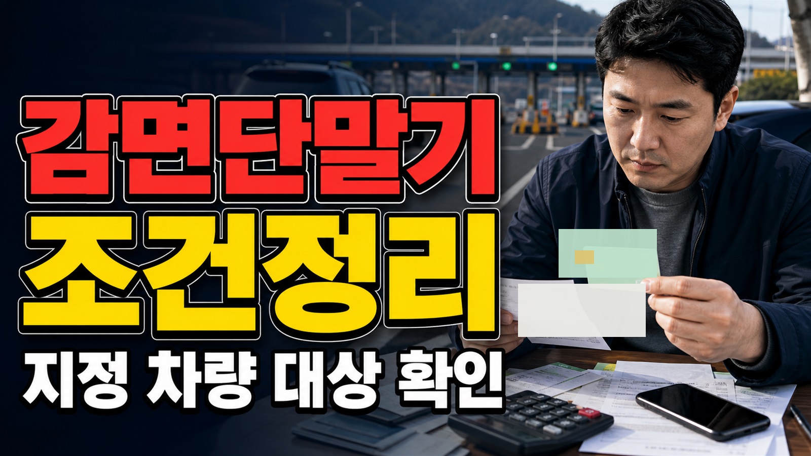 통합복지카드 지정 차량만? 하이패스 감면단말기 대상 조건 정리