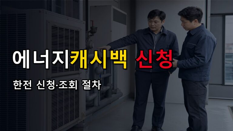 한전 에너지마켓플레이스에서 에너지캐시백 신청·조회 어디까지 되나에서 보는 에너지캐시백 1% 절감 신청