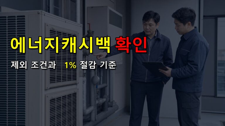 신청했는데 전기요금 차감이 안 보일 때 에너지캐시백 제외 조건 · 에너지캐시백 1% 절감 신청 기준