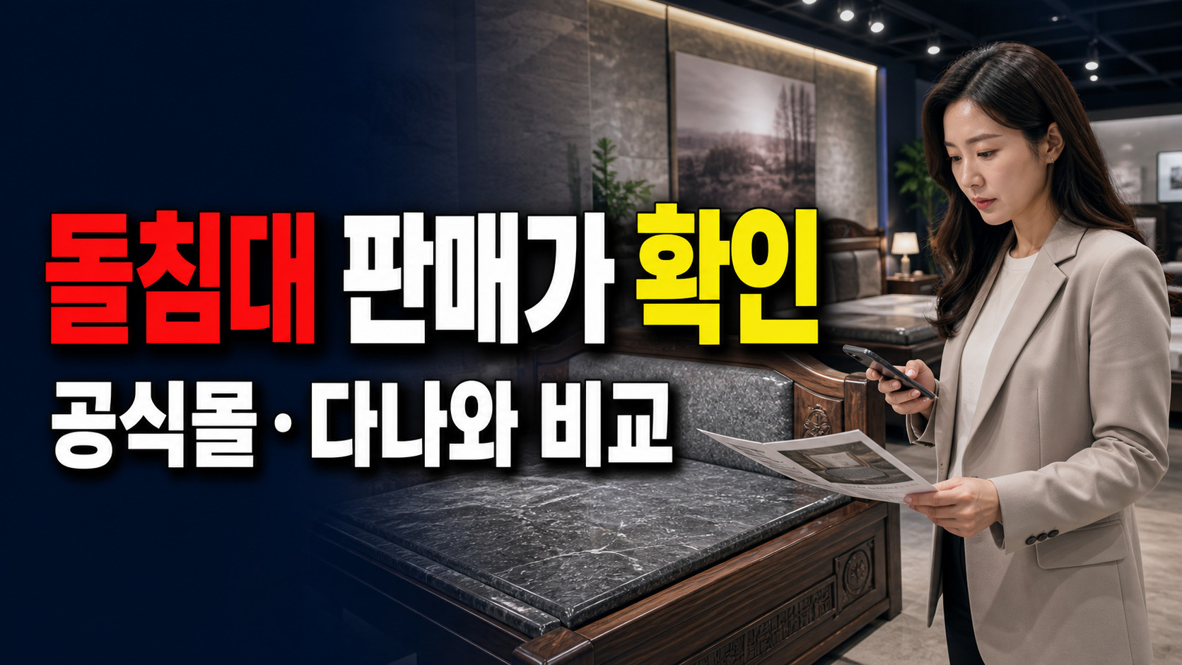 맥반석 돌침대 가격 비교 때 공식몰·다나와에서 다시 봐야 할 현재 판매가