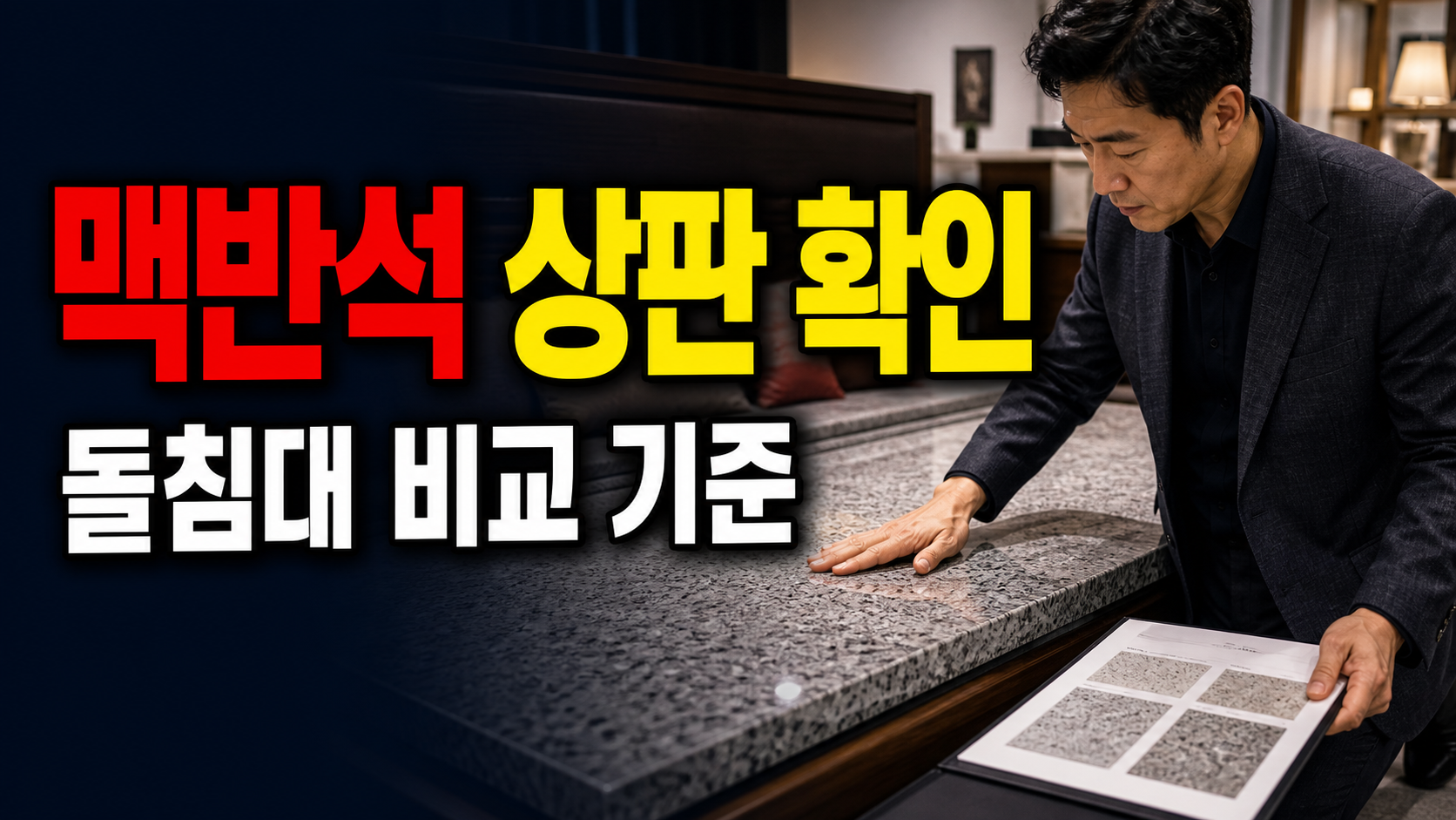 옥·황토와 다른 맥반석 돌침대 상판, 비교표에서 빼면 안 되는 기준