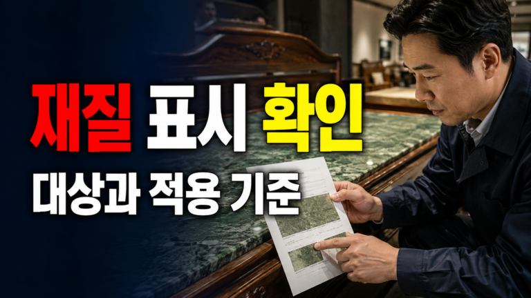 돌침대 옥 상판, 국내 제작이면 국내산일까? 원산지·재질 표시 확인 기준